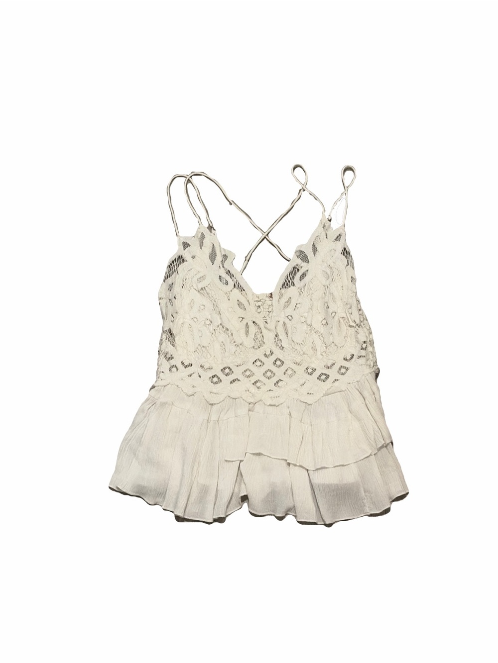 Free People White Adella Cami Bralette Tank FP One Intimately - Picture 4 of 5